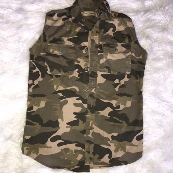 Bit & Bridle Other - Men’s Cut Off Camo Shirt